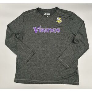 Minnesota Vikings Evolution Majestic Tee Long Sleeve Size XL